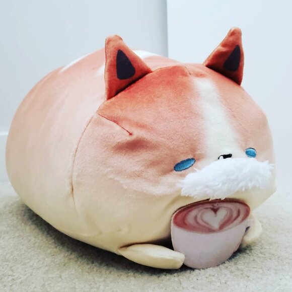 Yeast Ken Mustache Cafe Squishy Plush - Picture 2 of 5